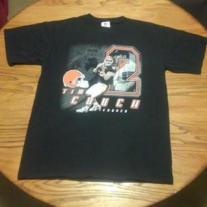 🐶 y2k 🔥 Tim Couch 🏈 Cleveland Browns Shirt Large QB 💎 Vintage 2000 CLE 216